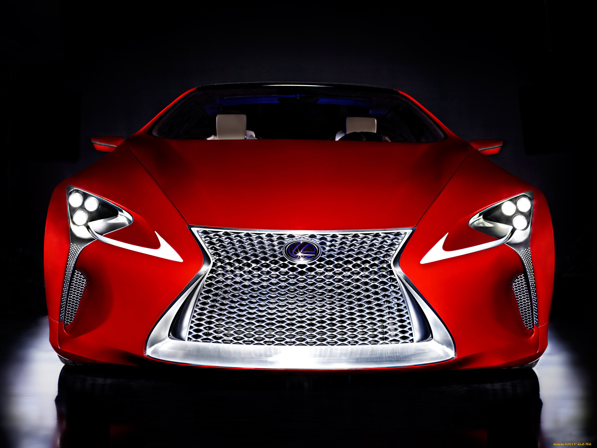 lexus lf-lc red concept 2012, , lexus, 2012, concept, red, lf-lc